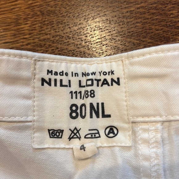 Nili Lotan Women’s White Skinny Jeans Size 4 - Picture 3 of 5